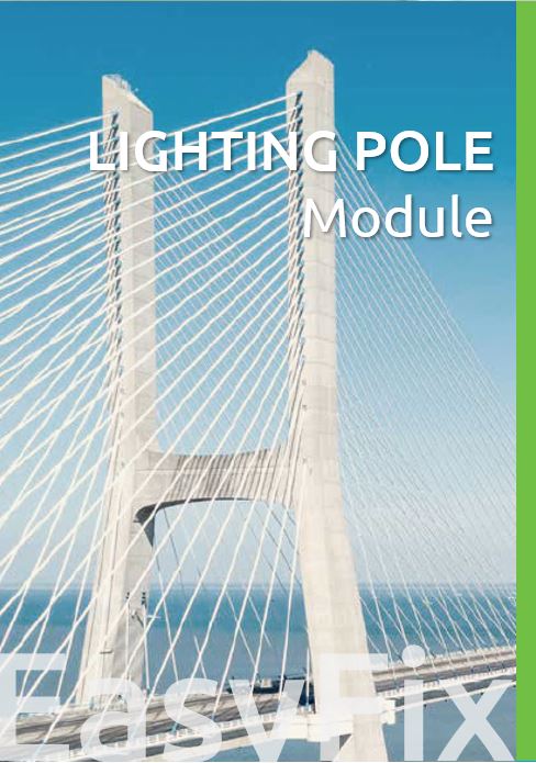 Lighting pole module